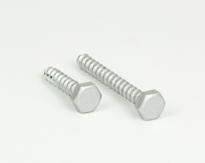 Lag Screws, Hex Bolts, Zinc Lag Bolt, Wood Lag Bolts, Furniture Screws, Hardware for Installation, DIY, Aluminium Matte Screws