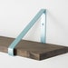 Large Inverted Triangle Bracket Powder Coated Shelf Bracket Heavy Duty ...
