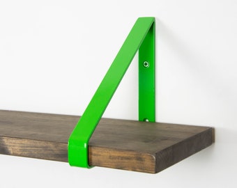 Decorative Shelf Brackets - Green Gloss Color  Bracket