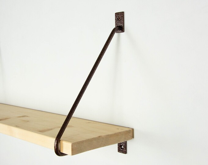 Free Shipping Minimalist Shelf Bracket - Powder Coated Brackets - Steel Shelf Brackets - Powder Coated Brackets - Metal Bracket