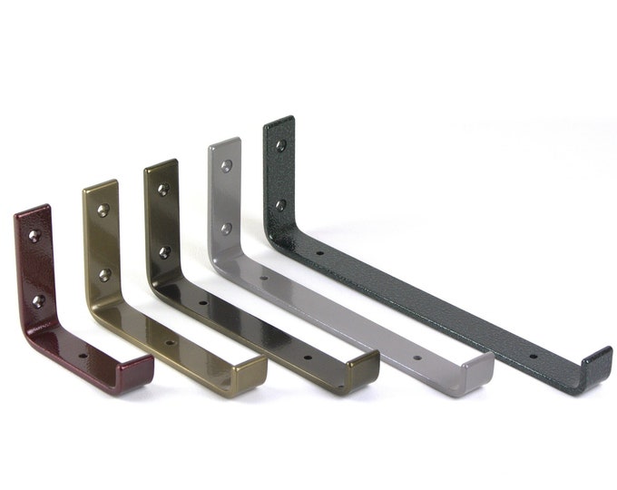 Rustic Shelf Brackets - Farmhouse Shelf Brackets - Kitchen Shelves - Angle Shelf Brackets