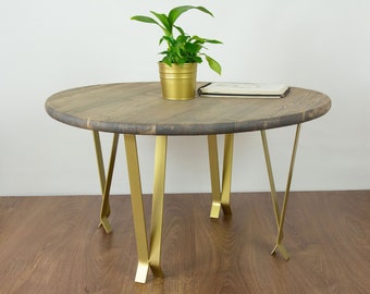 Metal Table Legs, Coffee Table Legs, End Table Legs, Steel Table Legs, Gold Table Legs, Gold/Brass Color