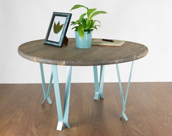 Modern Table Legs, Living Room Furniture, Coffee Table Legs, Bench Legs, Single Table Leg, Pearl Pastel Blue Color