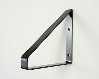 Free Shipping Shelf Brackets Black Matte Color - Shelving Heavy Duty Bracket