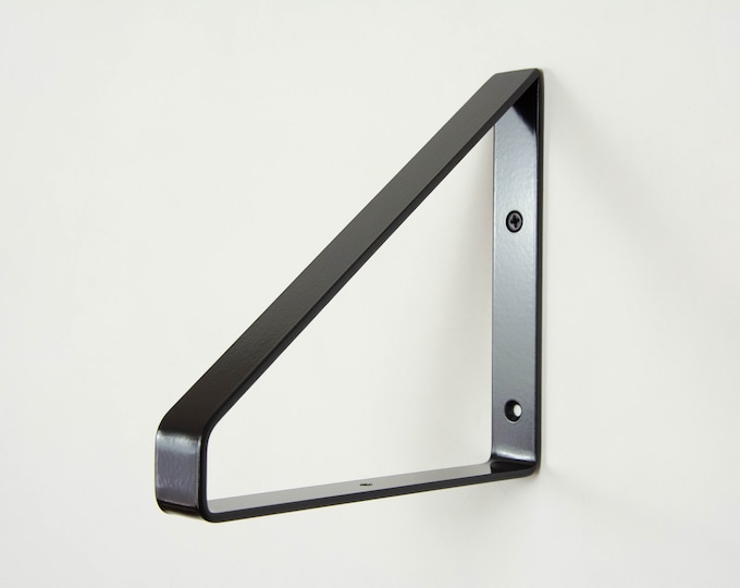 Free Shipping Shelf Brackets Black Matte Color - Shelving Heavy Duty Bracket