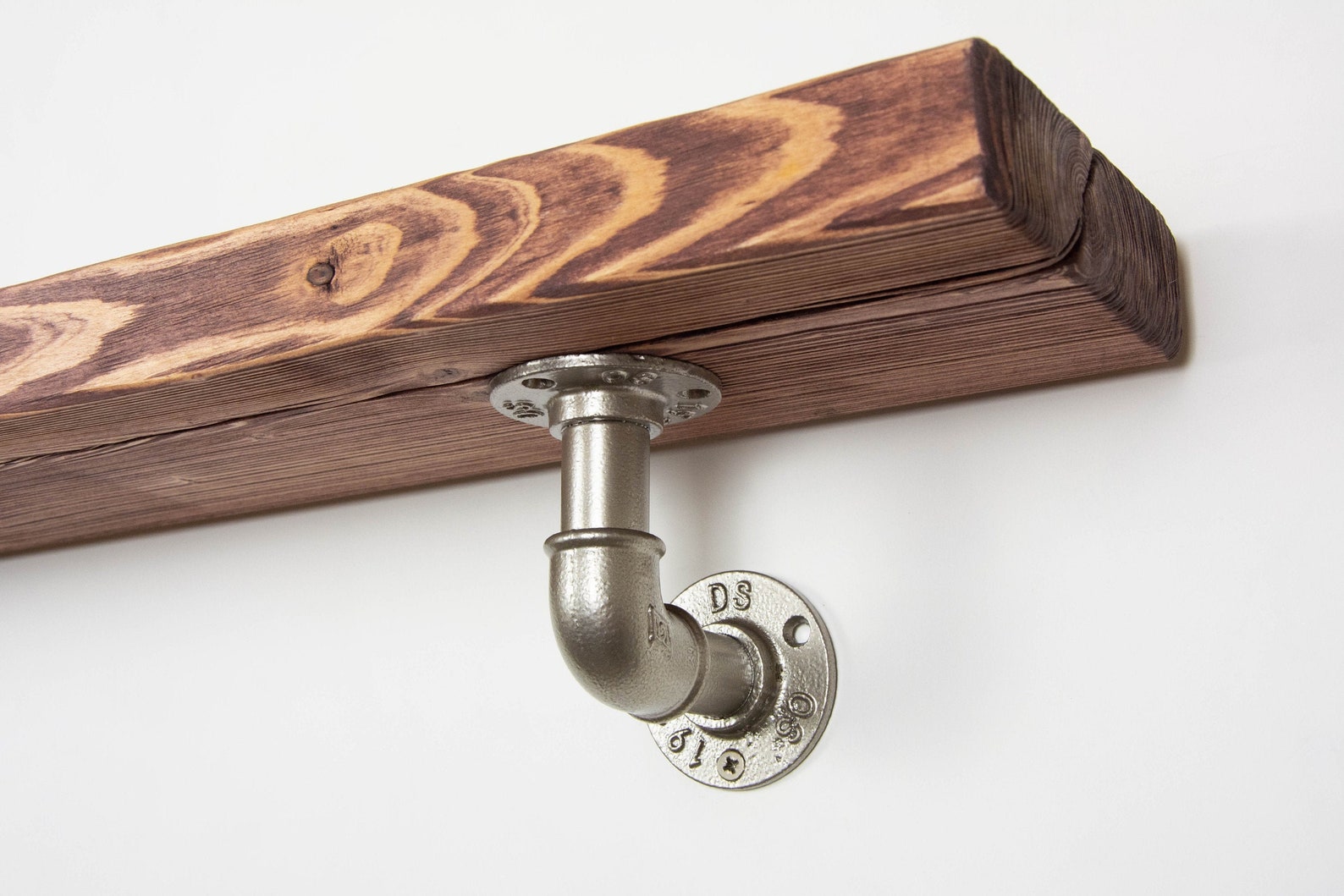 Pipe Shelf Brackets Steel Shelf Bracket Steampunk Decor Etsy