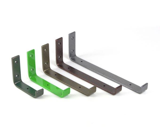 Industrial Shelf Bracket - Metal Bracket - Angle Shelf Bracket - Unique Shelf Brackets