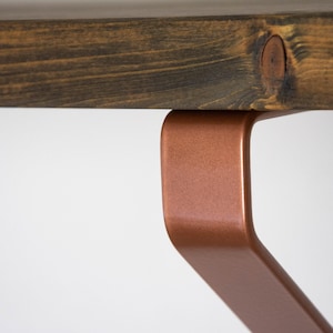 Large Inverted Triangle Bracket - Powder Coated Shelf Bracket - Heavy ...