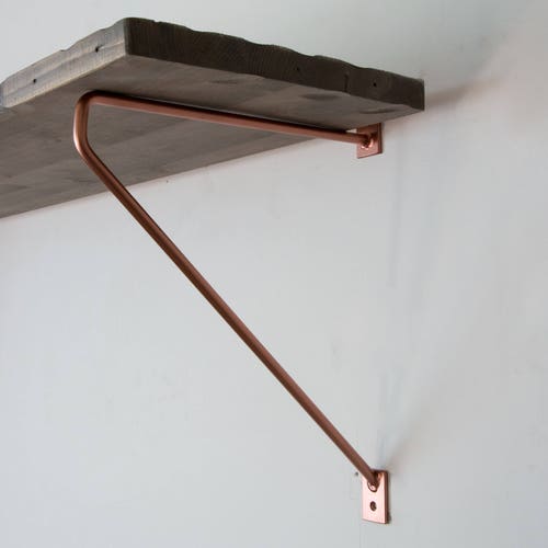 Large Inverted Triangle Bracket Powder Coated Shelf Bracket - Etsy UK