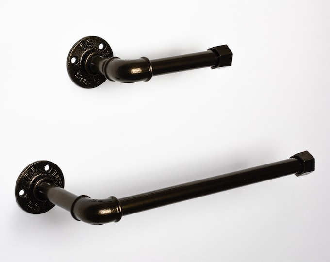 Toilet Tissue Holder, Paper Towel Holder, Towel Rack, Steampunk Bathroom, Bathroom Decor, Color Pictured Oil Rubbed Bronze