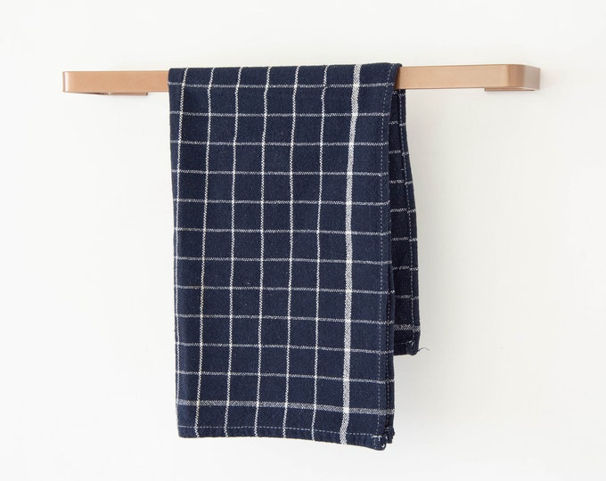 Steel Towel Holder 18", Towel Hanger, Powder Coated Towel Bar, Bathroom Accessories, Towel Rack, Kitchen Towel Holder, Hardware Included