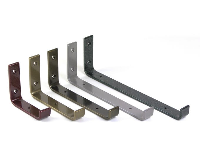 Rustic Shelf Brackets - Farmhouse Shelf Brackets - Kitchen Shelves - Angle Shelf Brackets