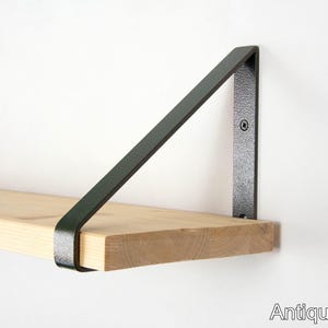 Strapazierfähige Regalhalterung - Farbe mit abgebildetem antikem grünem Kupfer - Langlebige Wandhalterung zur Aufbewahrung und Präsentation - Einweihungsgeschenk