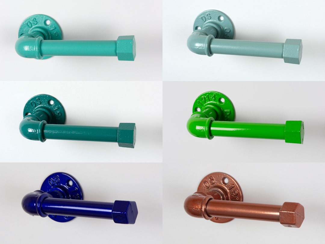 Colorful Bathroom Decor, Colorful Toilet Paper Holder, Modern Toilet