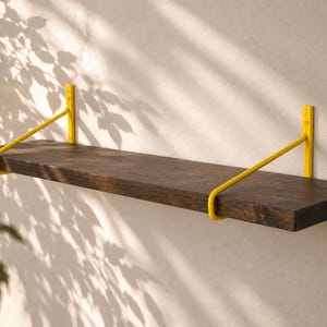 Soportes modernos para estantes / Soportes para estantes / Estantería / Soportes de acero para estantes / Soportes metálicos para estantes / Herrajes incluidos