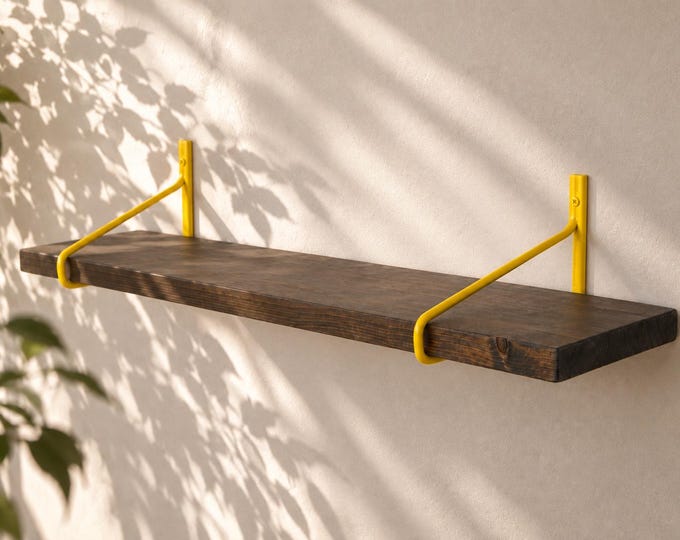 Modern Shelf Brackets | Shelf Brackets | Book Shelf | Steel Shelf Brackets | Metal Shelf Brackets | Hardware Included