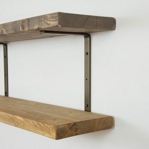 Soportes de acero para estantes dobles, con recubrimiento en polvo, diseño en forma de U/C, resistente, organización, incluye herrajes.