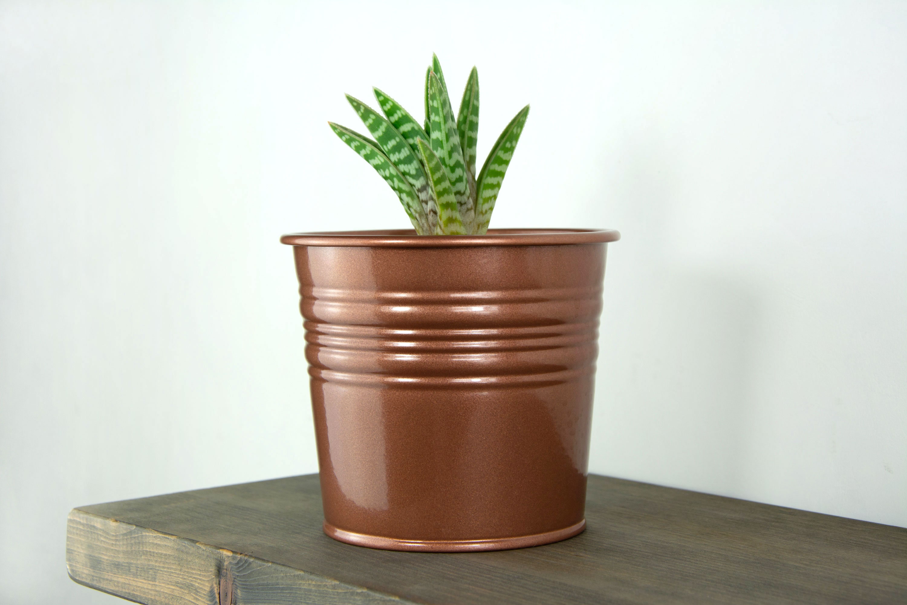Copper Metal Plant Pots