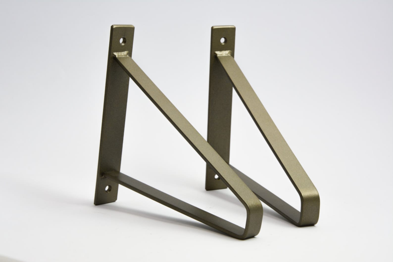 Pair of Powder Coated Steel Brackets - Newest Design Brackets - Steel ...