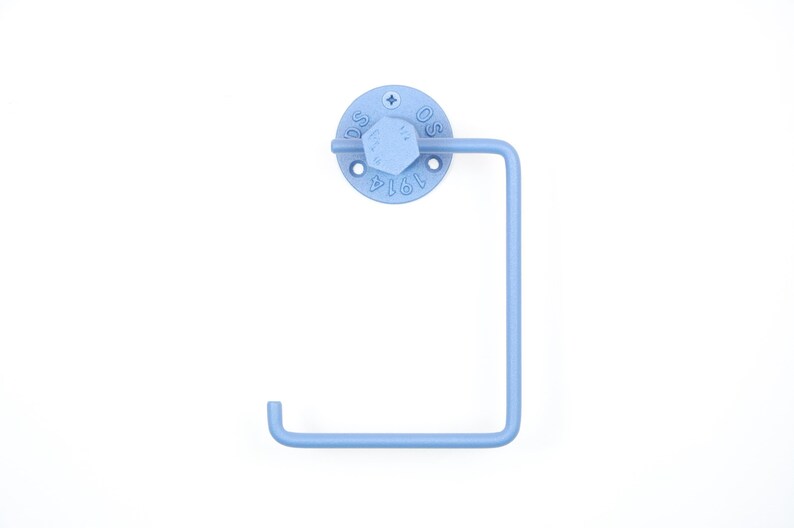 Toiletrolhouder, elegante wandhouder voor efficiënte badkameropslag, kleur afgebeeld zandstructuur blauw afbeelding 4