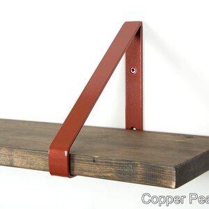 金属製棚ブラケット - 写真の色：銅パール光沢 - 棚ブラケット - 棚 - 頑丈ブラケット - スチール製棚ブラケット