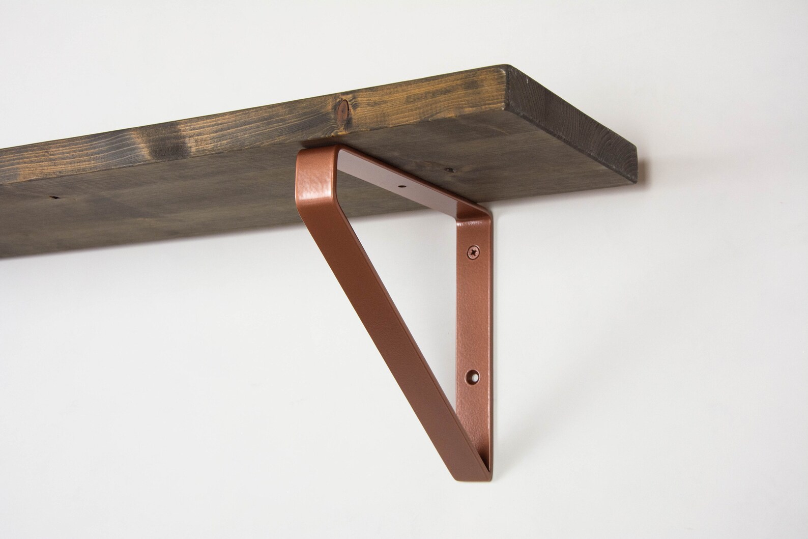 Large Inverted Triangle Bracket Powder Coated Shelf Brackets Etsy