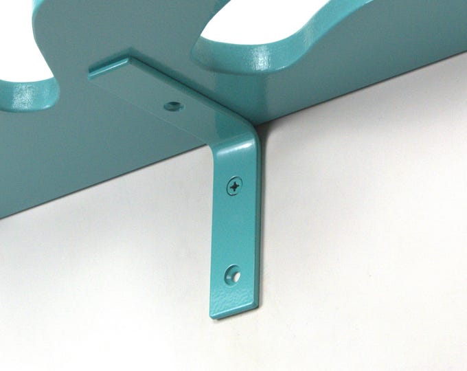 Shelf Wall Bracket - Light Blue Shelf Bracket, Colorful Shelf Support, Perfect For Minimalist Home Decor