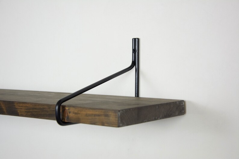 Steel Shelf Brackets Black Shelf Brackets Bathroom Etsy UK