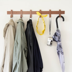 Steel Coat Rack, Powder Coated Hook Rack, Towel Hook Hanger, Bathroom Hook Hanger, Handmade Hook, Kitchen Hook, Organizing Rack Wall Mount