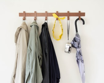 Steel Coat Rack, Powder Coated Hook Rack, Towel Hook Hanger, Bathroom Hook Hanger, Handmade Hook, Kitchen Hook, Organizing Rack Wall Mount