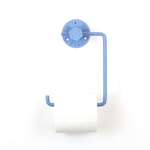 Toiletrolhouder, elegante wandhouder voor efficiënte badkameropslag, kleur afgebeeld zandstructuur blauw afbeelding 1