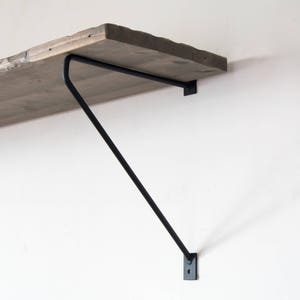 Free Shipping Inverted Minimalist Powder Coated Shelf Bracket - Newest ...