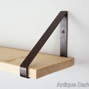 Metal Shelf Bracket - Color Pictured Antique Dark Copper - Heavy Duty Bracket - Shelving - Triangle Bracket - Shelf Bracket
