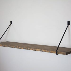 Minimalist Powder Coated Shelf Bracket - Newest Design - Minimalist Brackets - Steel Shelf Brackets - Powder Coated Brackets - Metal Bracket