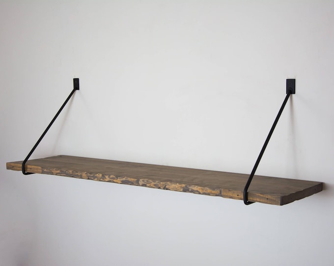 Minimalist Powder Coated Shelf Bracket - Newest Design - Minimalist Brackets - Steel Shelf Brackets - Powder Coated Brackets - Metal Bracket