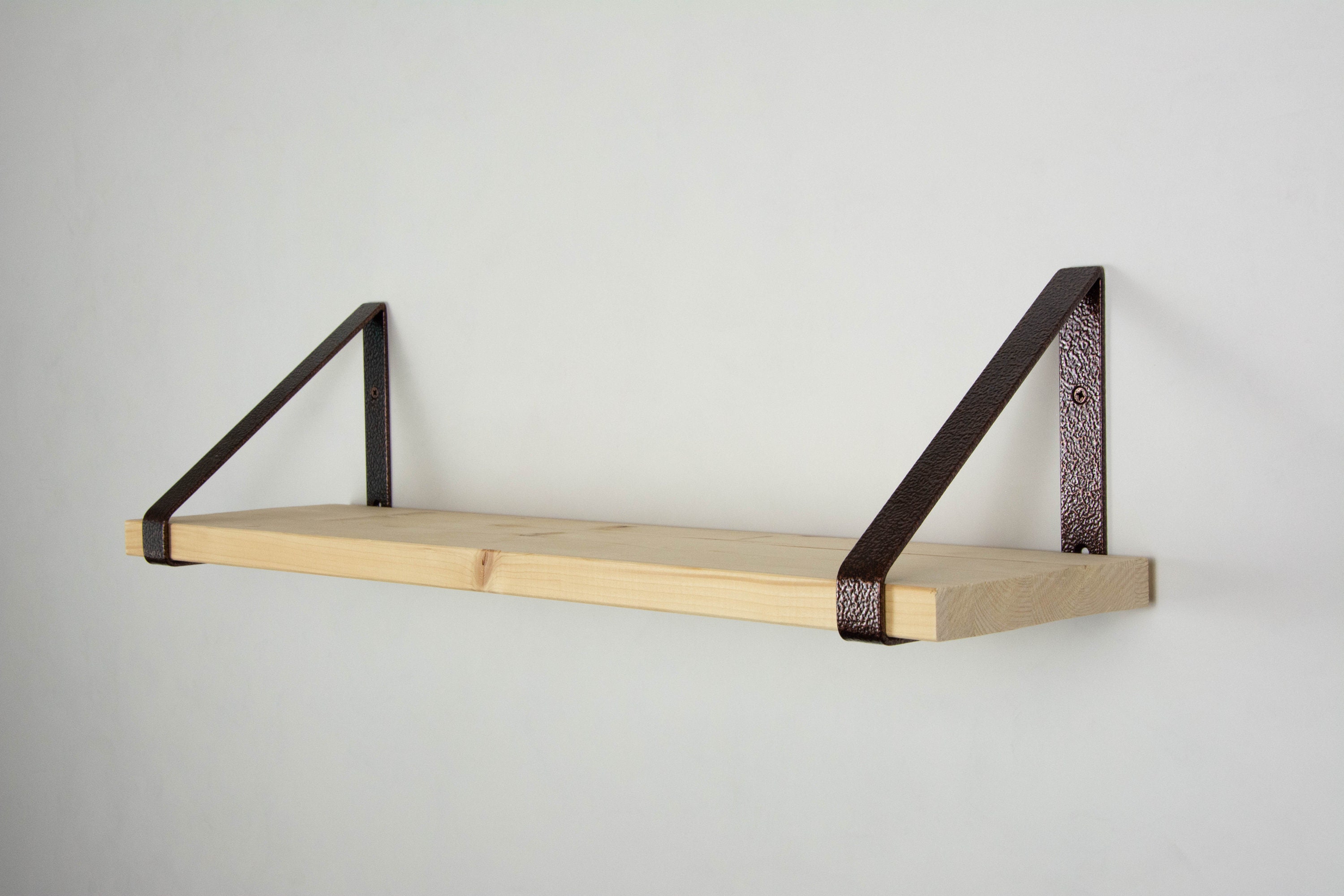 Metal Shelf Bracket Antique Copper Color Heavy Duty Bracket