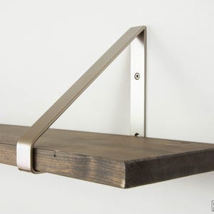 モダンな棚受け金具 - プラチナカラー - 棚受け金具 - 頑丈な金具 - 金属製の金具 - 棚