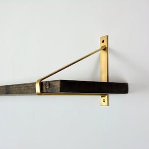 Pair of Large Powder Coated Steel Brackets - Newest Design Brackets - Metal Brackets - Unique Brackets - Shelf Brackets - Kitchen Brackets