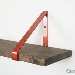 Modern Shelf Bracket - Color Pictured Candy Rose - Shelf Bracket - Heavy Duty Bracket - Metal Bracket - Shelving