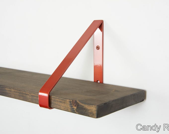 Modern Shelf Bracket - Color Pictured Candy Rose - Shelf Bracket - Heavy Duty Bracket - Metal Bracket - Shelving