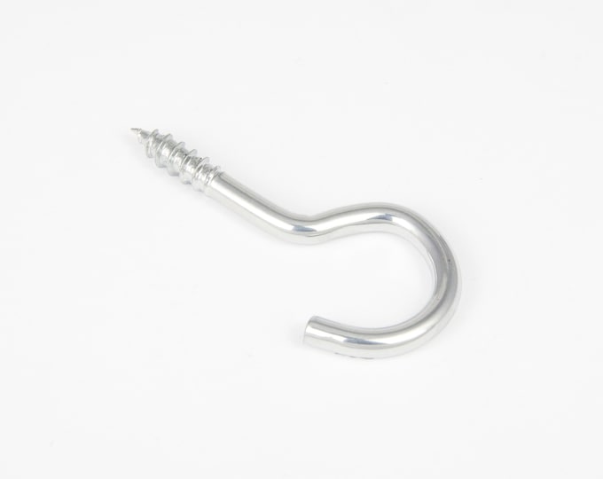1-5 Wall Hooks, Wall Shelf Hooks, Coat Hooks, Hanging Hooks, Threaded Hook, Chrome Hook