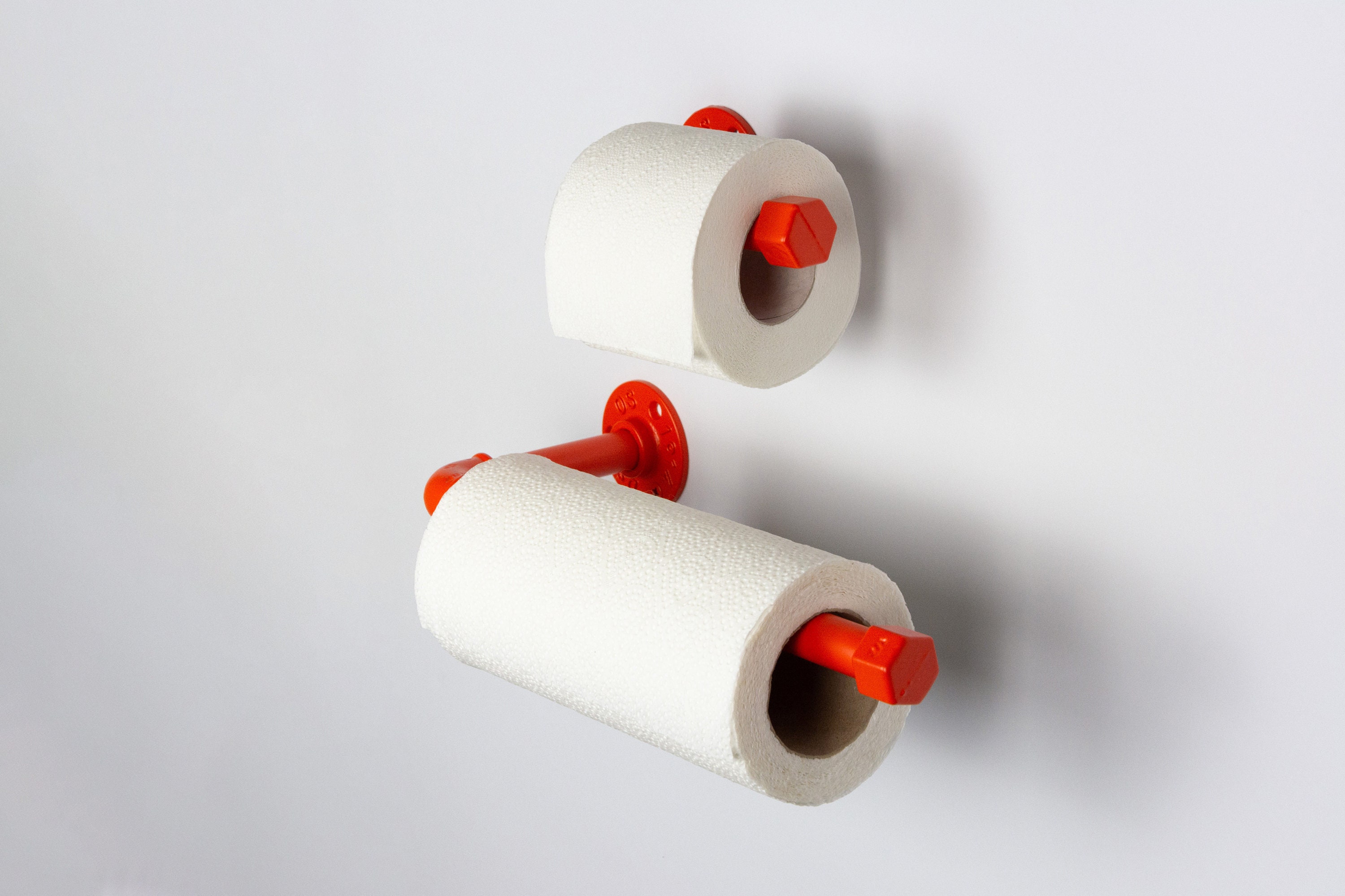 Orange paper towel holder new arrivals