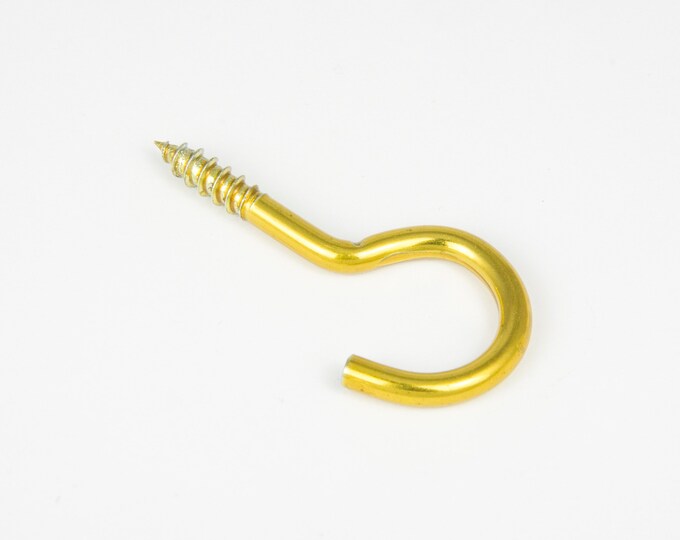 1-5 Cup Hooks, Mug Hooks, Coffee Cup Hooks, Under Cabinet Hook, Screw Hook