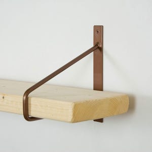 Powder Coated Steel Brackets, Heavy Duty Metal Brackets, Shelf Brackets, Choose Your Color, Sturdy Brackets, Unique Bracket, Kitchen Bracket