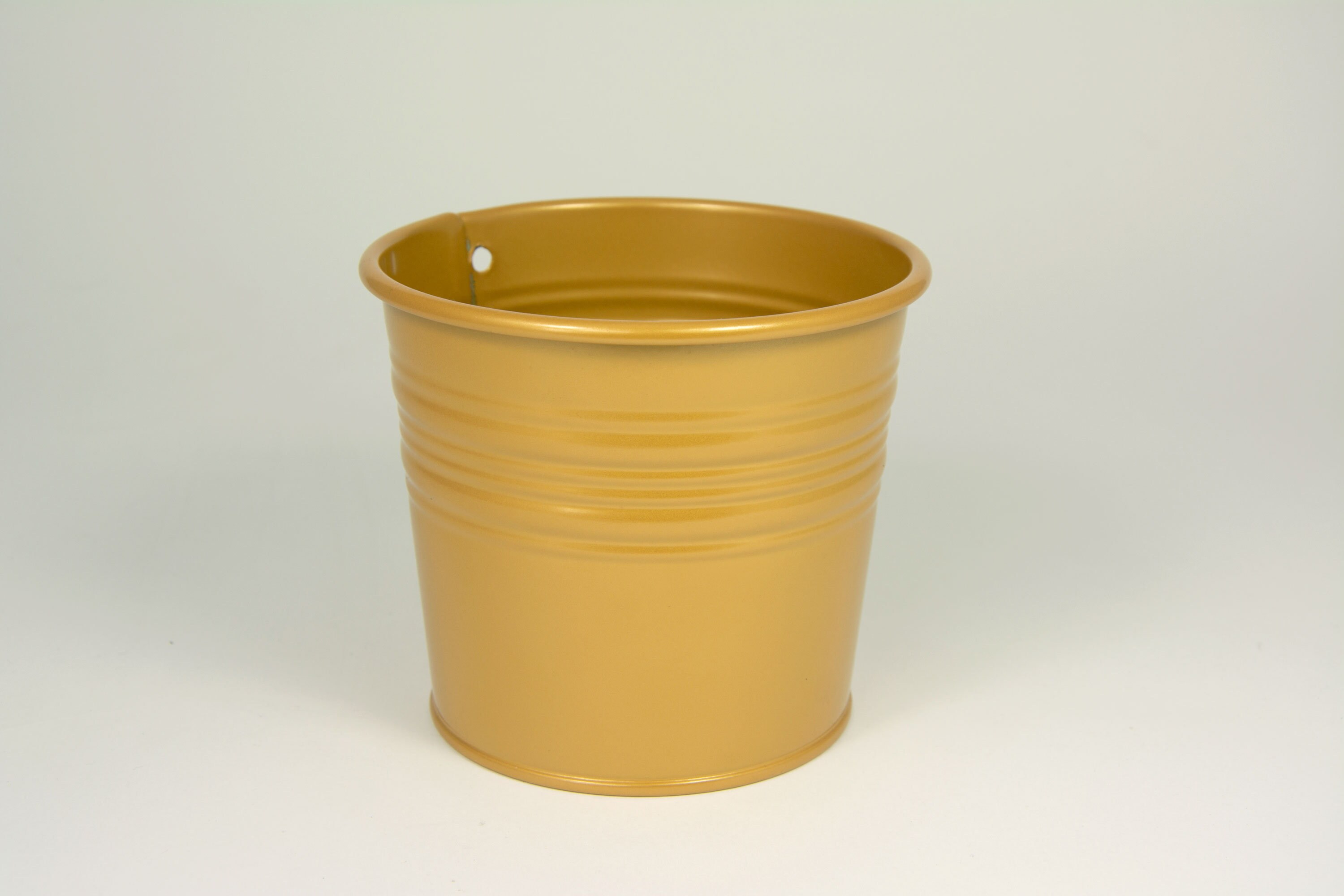 Plant Pot Metal Plant Pot Gold Beige Color Plant Holder Home Decor Metal Planter