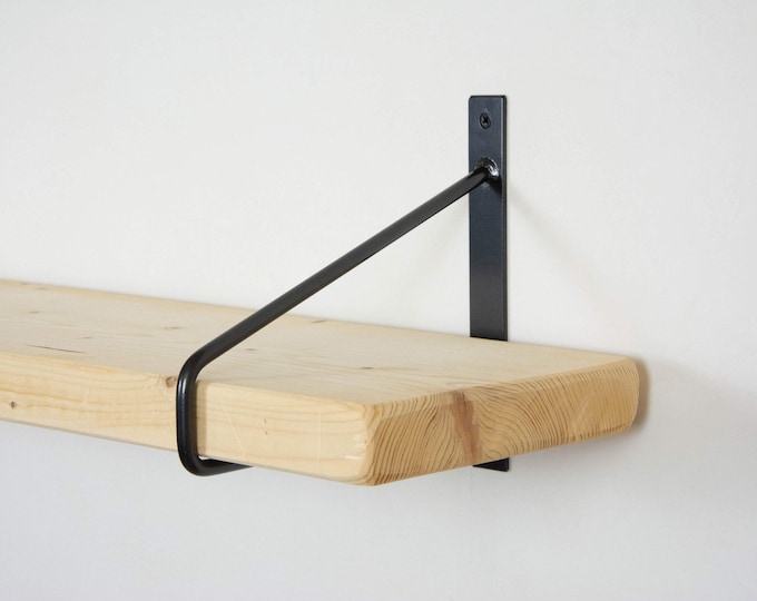 Large Powder Coated Steel Brackets, Heavy Duty Metal Brackets, Shelf Brackets, Sturdy Brackets, Unique Bracket, Kitchen Bracket, Shelving