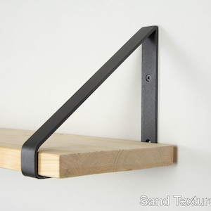 金属製棚ブラケット - 写真の色：サンドテクスチャードグレー - 頑丈なブラケット - 棚 - 棚ブラケット
