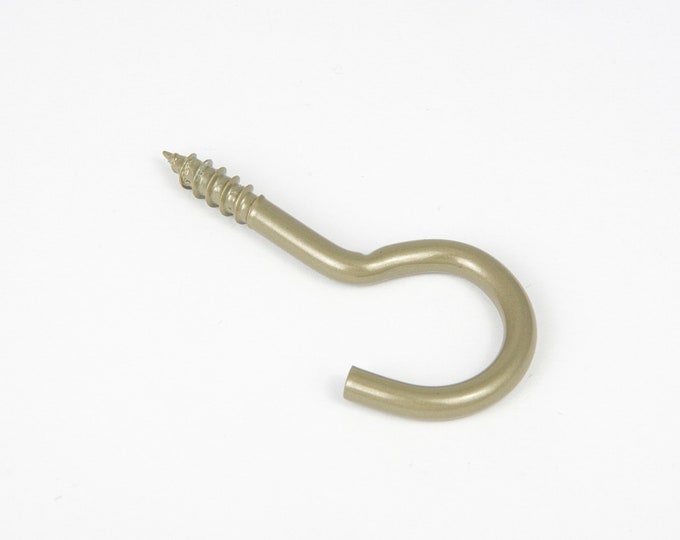 1-5 Cup Hooks, Mug Hooks, Coffee Cup Hooks, Under Cabinet Hook, Screw Hook