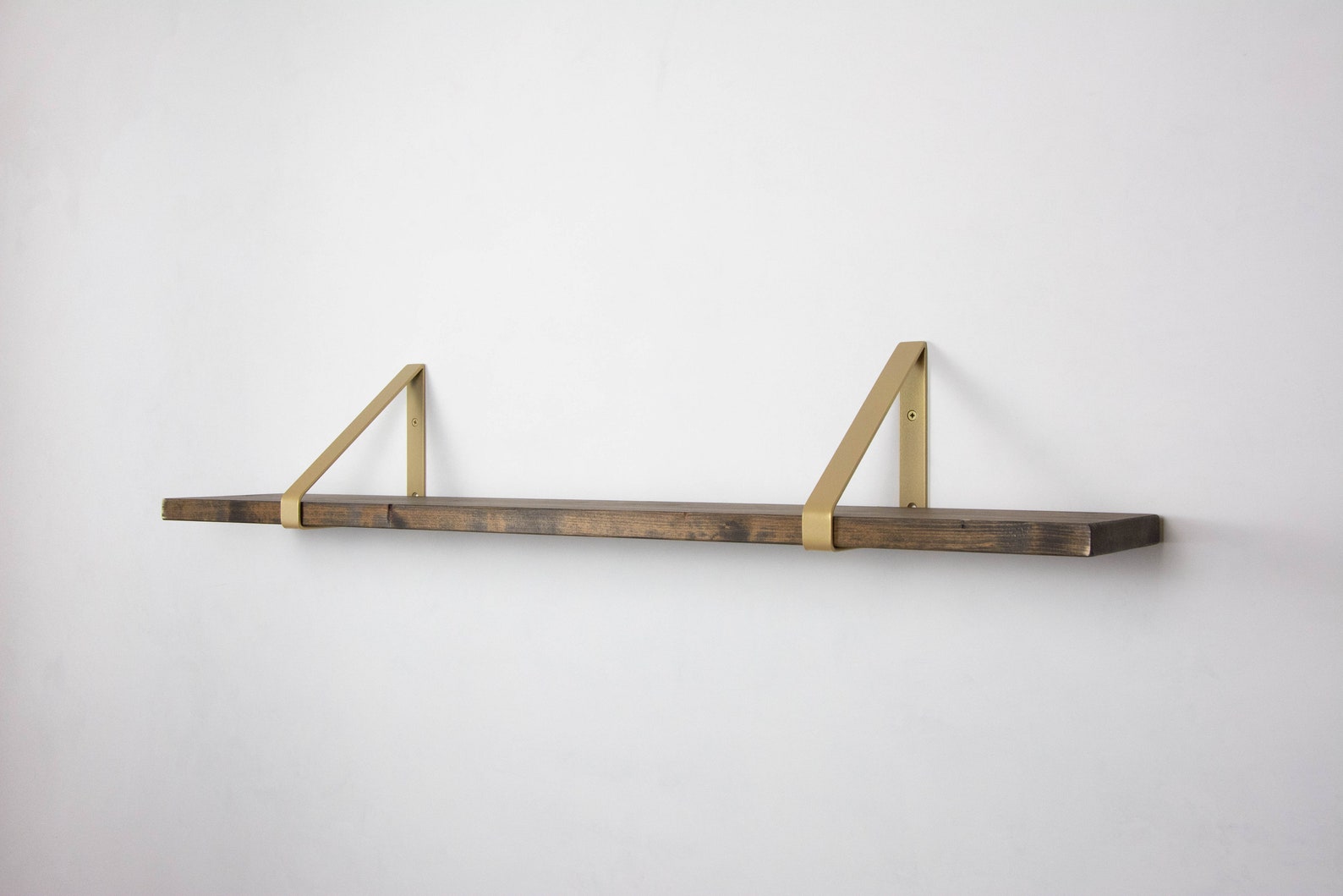 Metal Brackets for Shelf Champagne Gold Color Shelf Bracket Etsy