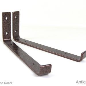 Free Shipping - Heavy-Duty Shelf Bracket - Floating Bracket - Antique Shelf Bracket - Antique Copper Finish